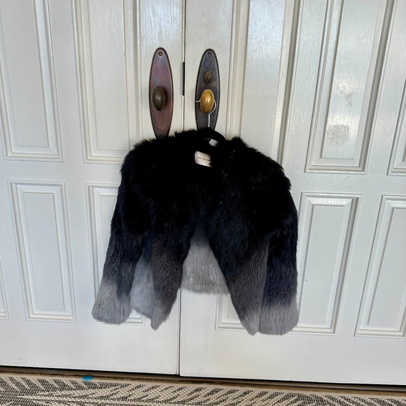 Yves Salomon Ombre Fur Coat - Picture 1 of 2